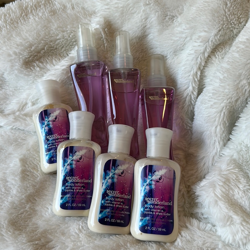 Bath and body works secret wonderland collection